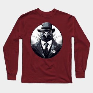 Godfather Pigeon Long Sleeve T-Shirt